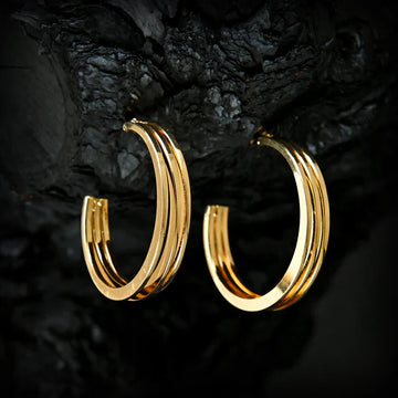 Amber Arcs Earrings (CR-19)